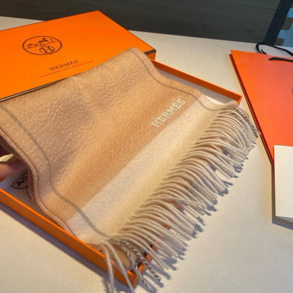 Scarf 180 CM In Beige Mix Light Beige Cashmere 398200