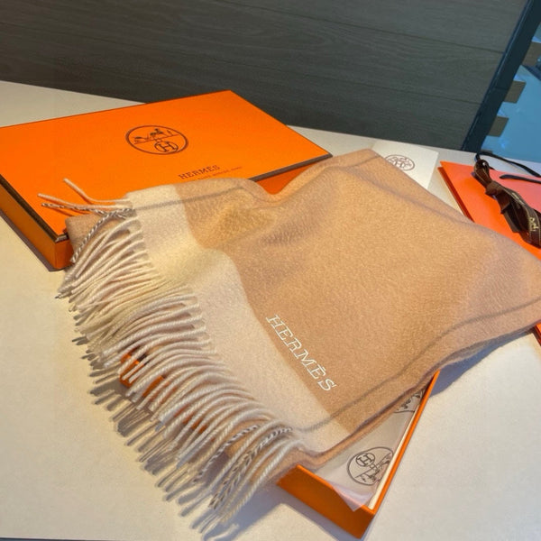 Scarf 180 CM In Beige Mix Light Beige Cashmere 398200