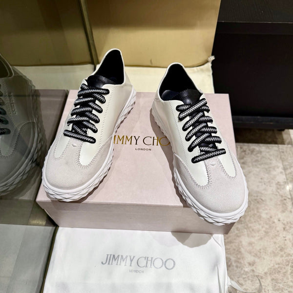 Jimmy Diamond Light Flex Sneaker Cream Grey Suede Leather 715043