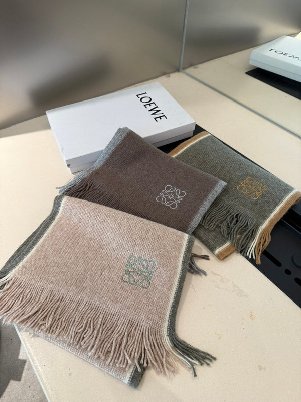 Loewe Scarf 180CM Brown Cashmere 968541