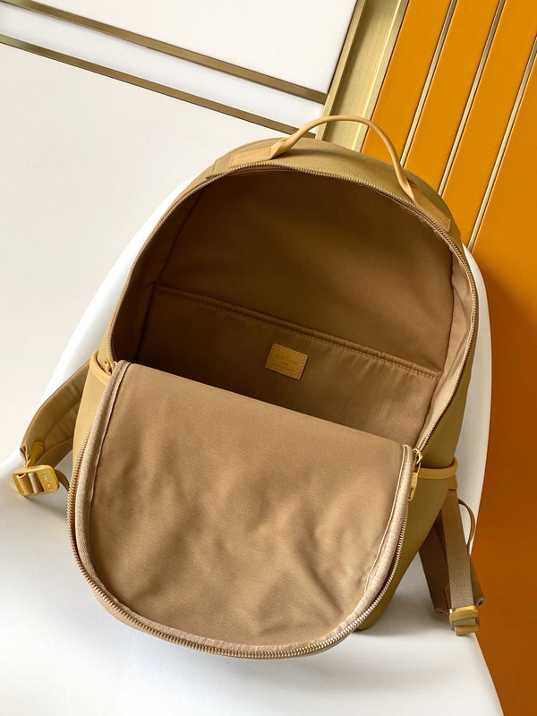 LV Outdoor Backpack Khaki Monogram Canvas & Cowhide