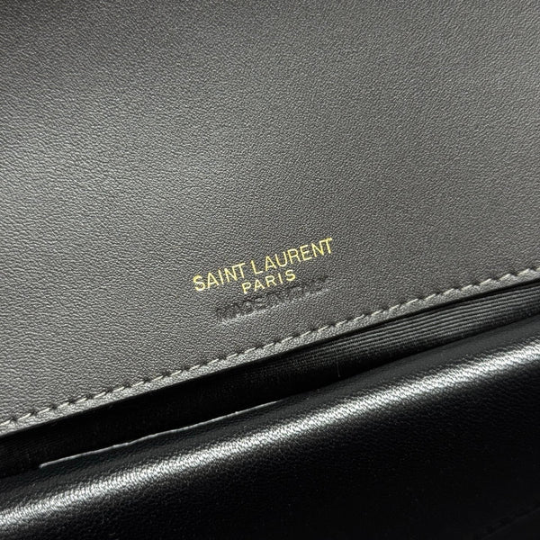 YSL Loulou Bag 29cm Grey Suede 285665