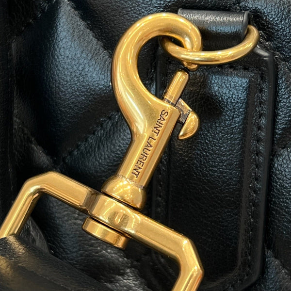 YSL bag 59cm Black Gold Calfskin