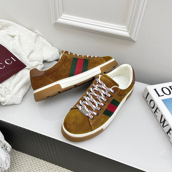 GG 26s Ace Men Sneaker Brown Suede 726753