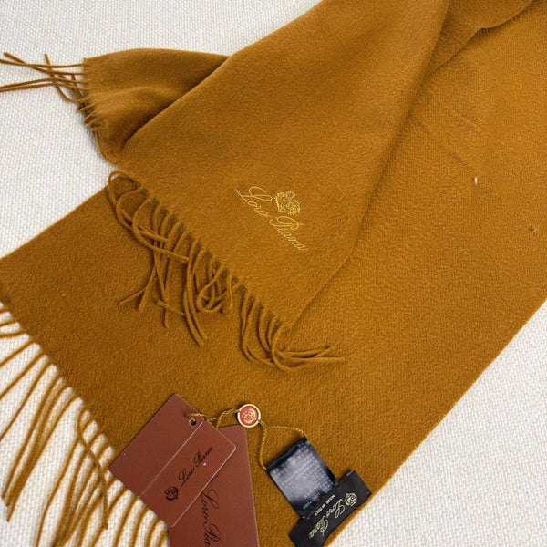 Loro Piana Long Scarf Camel Cashmere 150412
