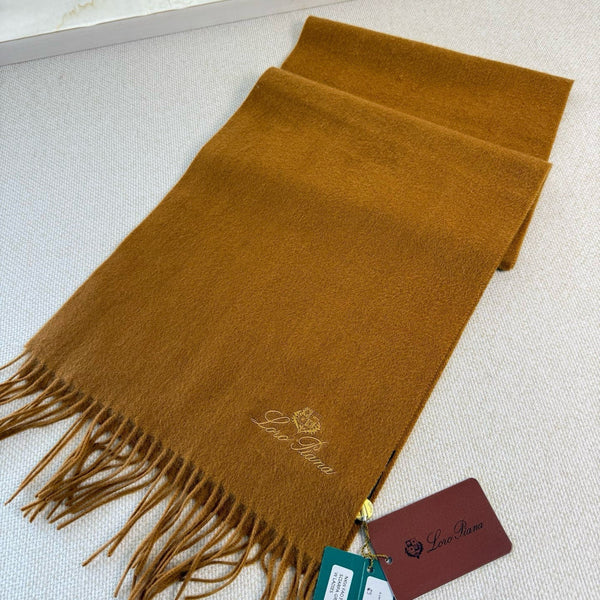 Loro Piana Long Scarf Camel Cashmere 150412