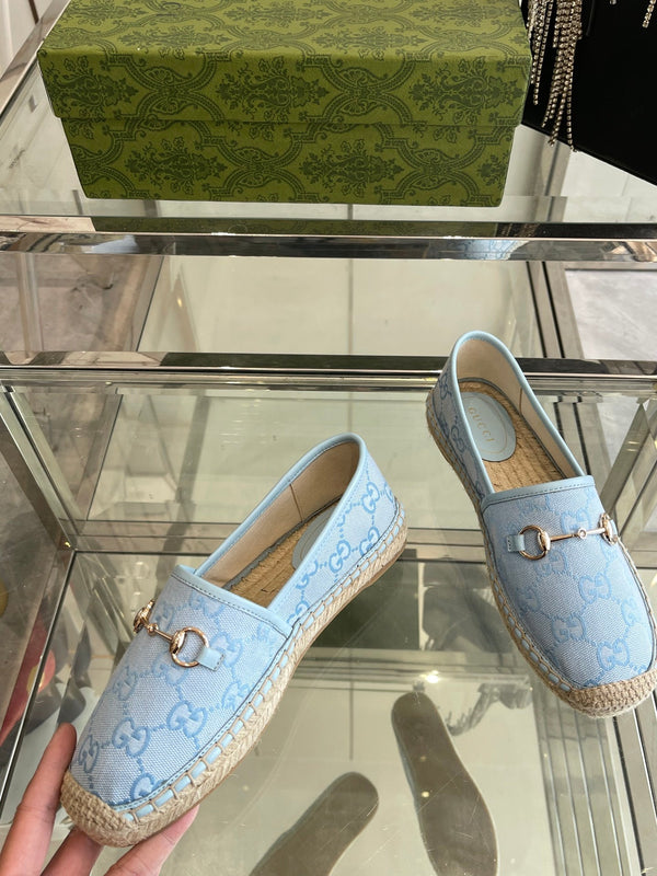 GC 2025 Espadrille With Horsebit Light Blue Canvas 292316