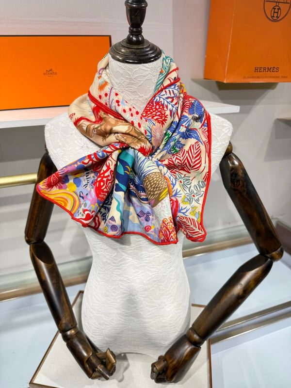 HM 26s Scarf 140 In Cashmere And Silk 217520