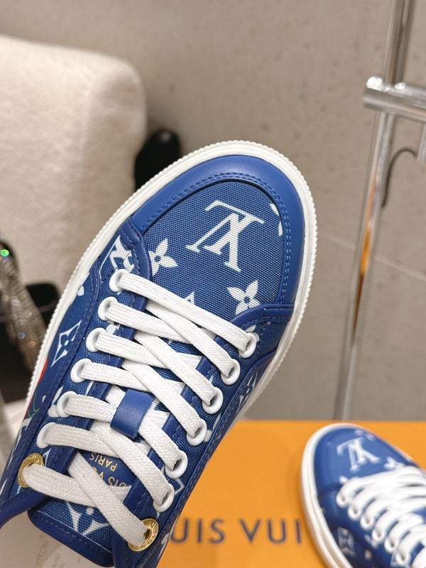 LV x TM Lagoon Sneaker Blue Monogram Denim