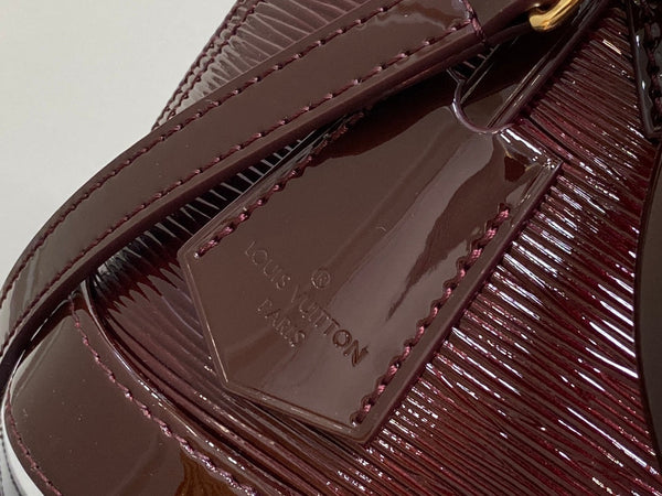 alma bb 23 bordeaux red epi calfskin