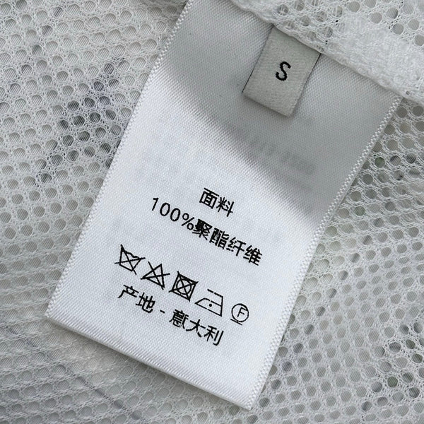CD 26s Monogrammed Hoodie Set White Green Polyester Fiber