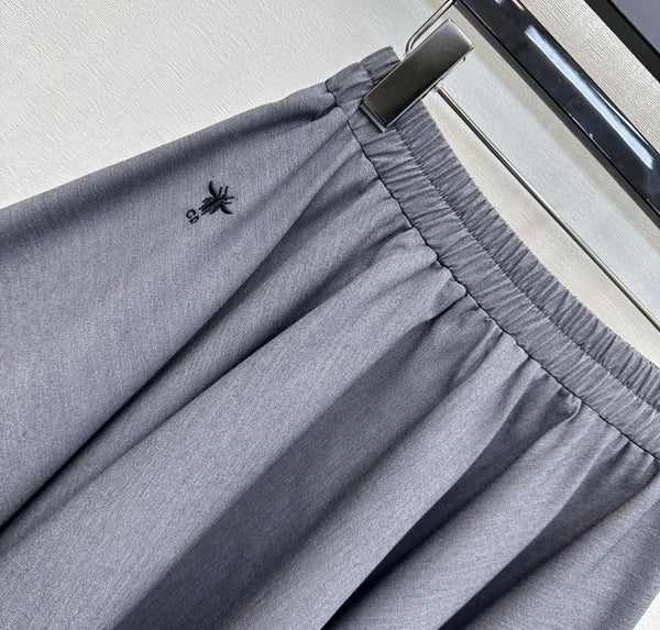 CD 26s Asymmetrical Skirt Grey Polyester 363938