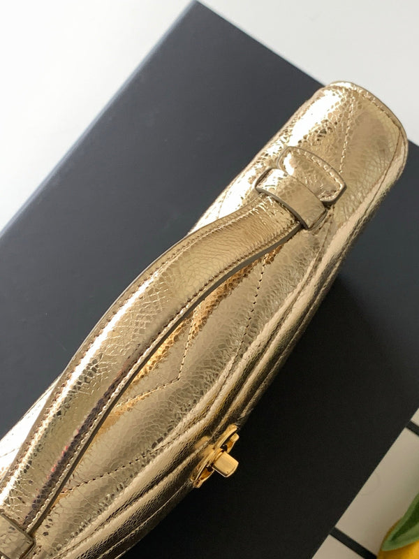 CC 26X Handbag 26cm Metallic Gold Calfskin