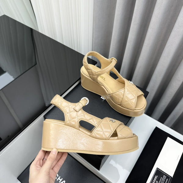 high heel sandals beige lambskin 95