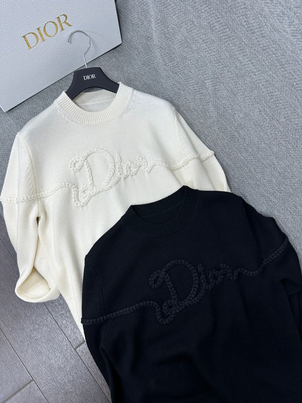 CD Ribbon Sweater Wool 336813