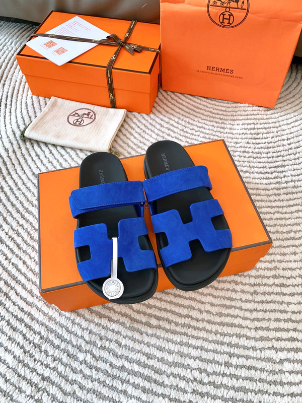 HM Chypre Sandal Blue Suede 963543