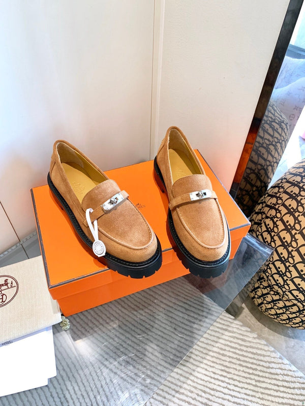 HM Icone Loafer Caramel Suede 963168