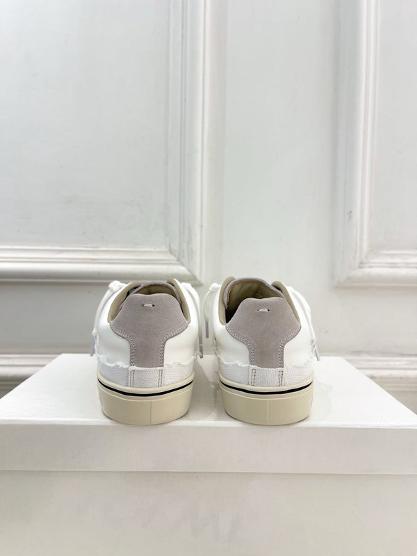 MM 26s New Evolution Sneakers Grey Cream Canvas Calfskin 947484