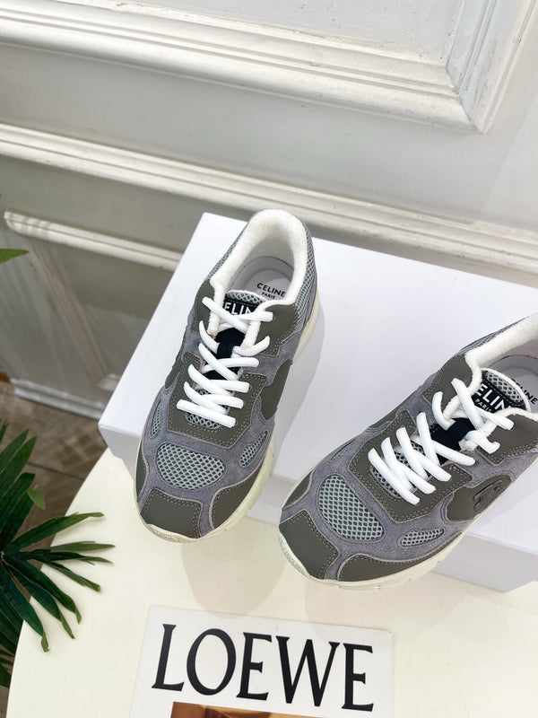 CE 26s Runner Sneaker Grey Mesh Suede 947585