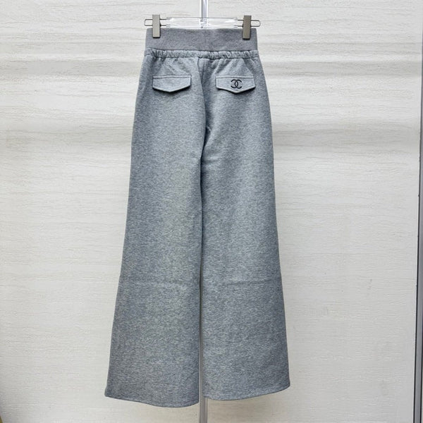 Chanel 2026 Rhinestone Waistband Casual Pant Cotton 356983