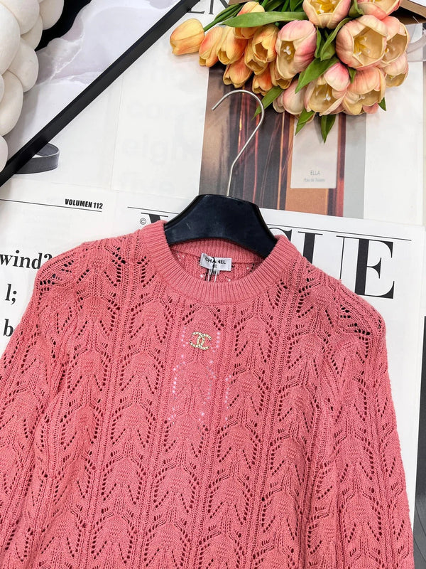 CHANEL 25S LONG-SLEEVE SWEATER 442
