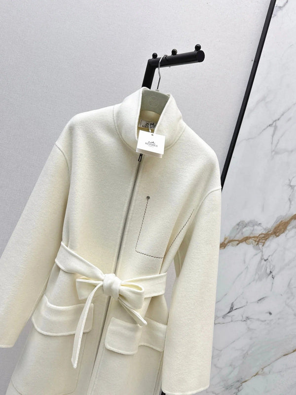 HERMES 25S STAND-COLLAR ZIP-UP JACKET 036