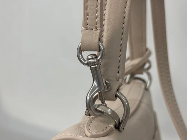 Balenciaga Mini Bag 22 Beige Calfskin Sliver Hardware