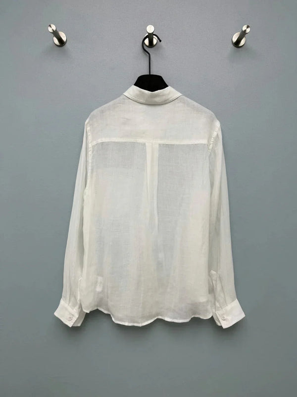 CC 2026 Double C Embroidery Shirt Linen 392370