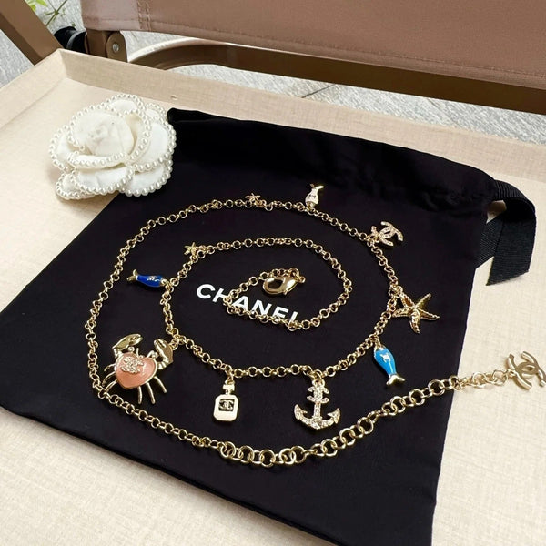 CC 2026 Ocean-Themed Charm Chain Belt 207163