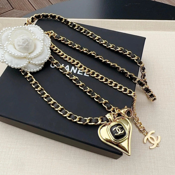 CC 2026 Heart Charm Chain Belt 201304