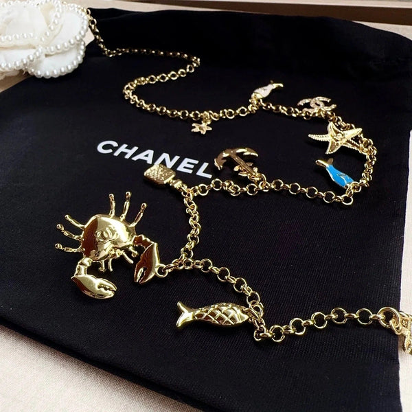 CC 2026 Ocean-Themed Charm Chain Belt 207163