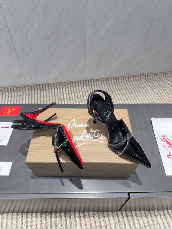 CL 26SS Slingback 100 Black Patent Leather 613787