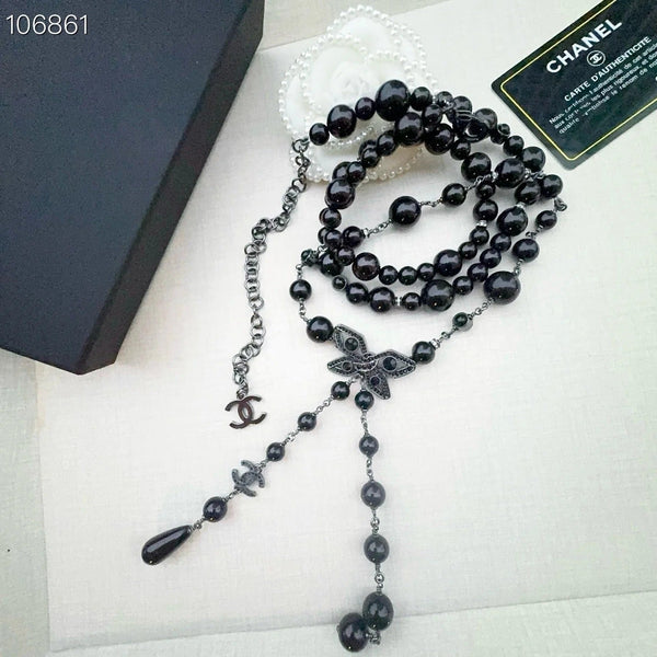 CC 2026 Butterfly Buckle Pearl Chain Belt 197844