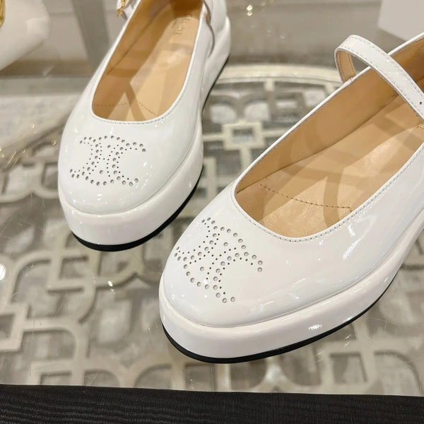 CL 26 Mary-Jane Ballerina Shoes Patent Calfskin 736544