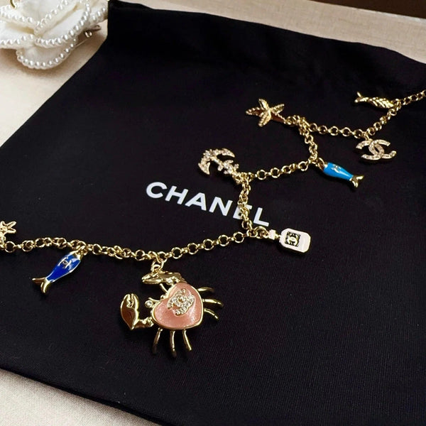 CC 2026 Ocean-Themed Charm Chain Belt 207163