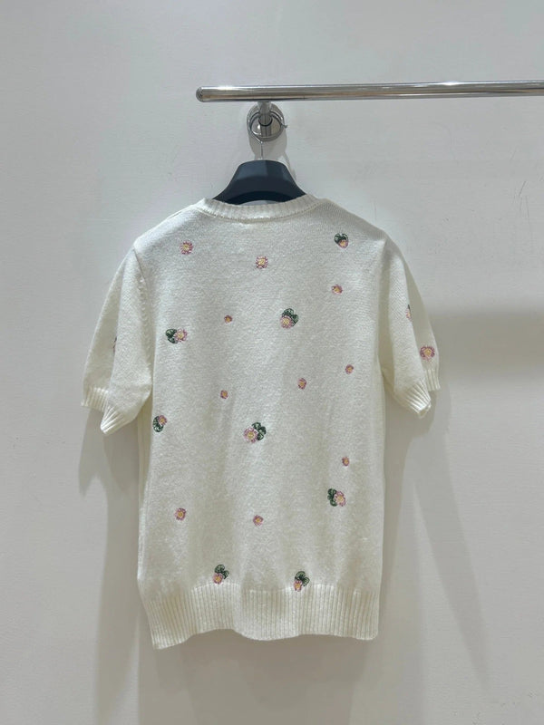 CD 2026 T-shirt Cream Wool 535385