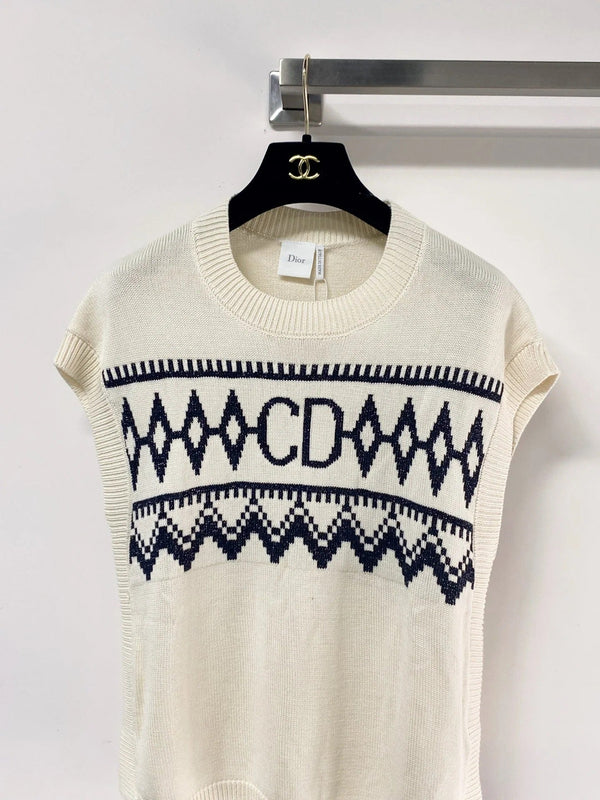 CD 2026 Sweater Knit Vest Tencel 471888