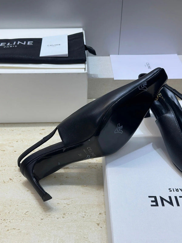 CL 26 Slingback Pumps Triomphe Logo 65mm Leather 762631