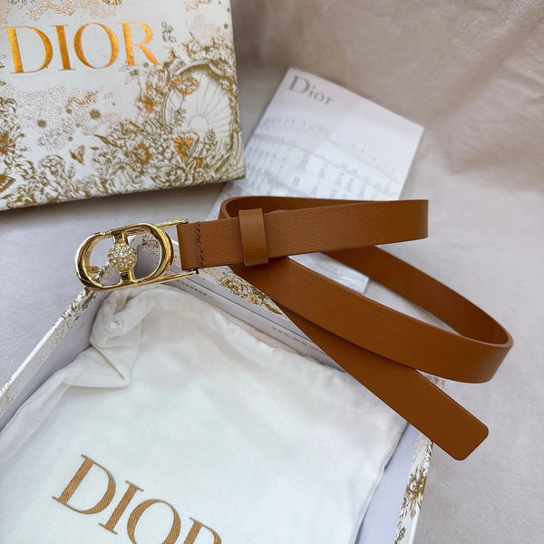 CD Montaigne Belt 20mm Grained Calfskin 195304