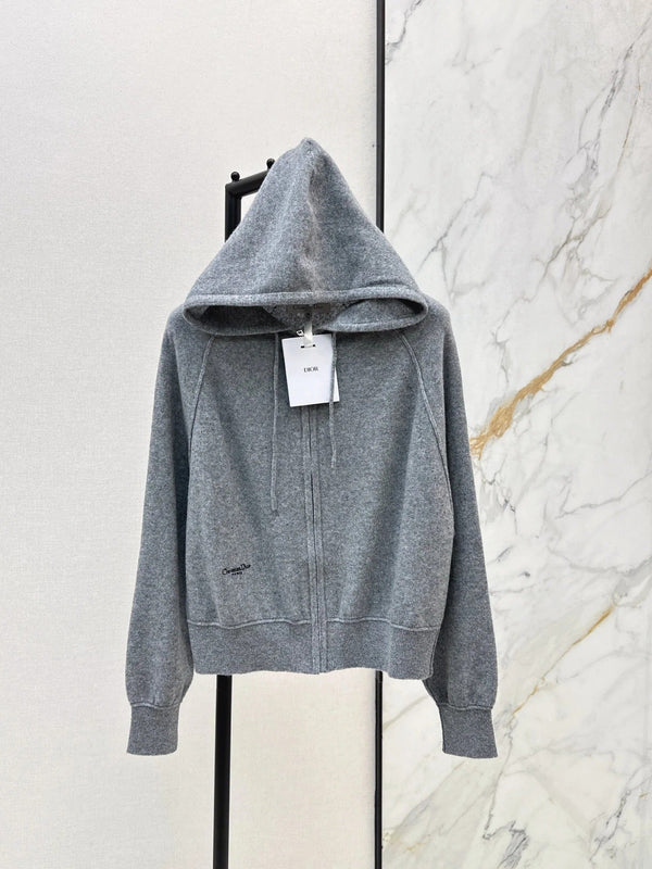DIOR 25S FLORAL EMBROIDERED HOODIE 592
