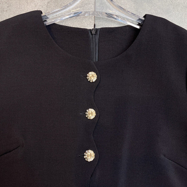 CHANEL 25S SHORT-SLEEVE LOOSE DRESS 502