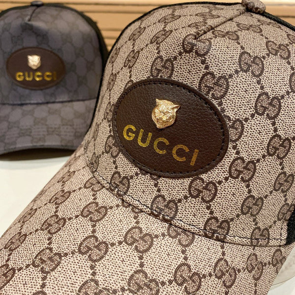 Gucci Tiger GG Supreme Monogram Baseball Caps