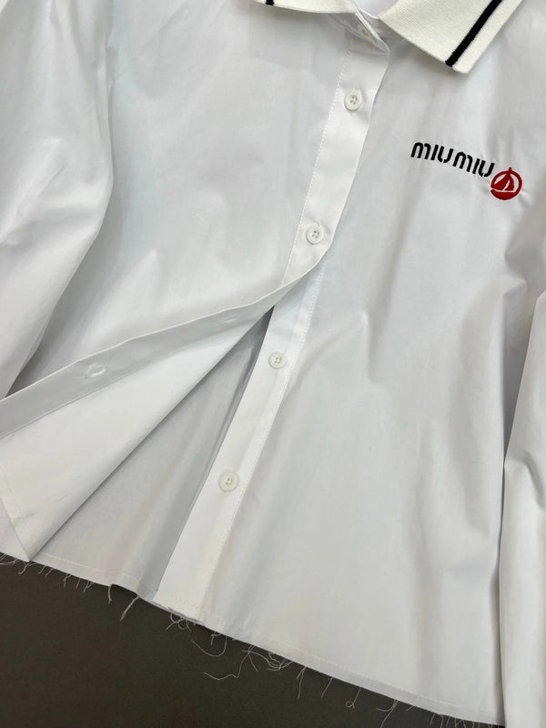 MIUMIU LONG-SLEEVE SHIRT 214505