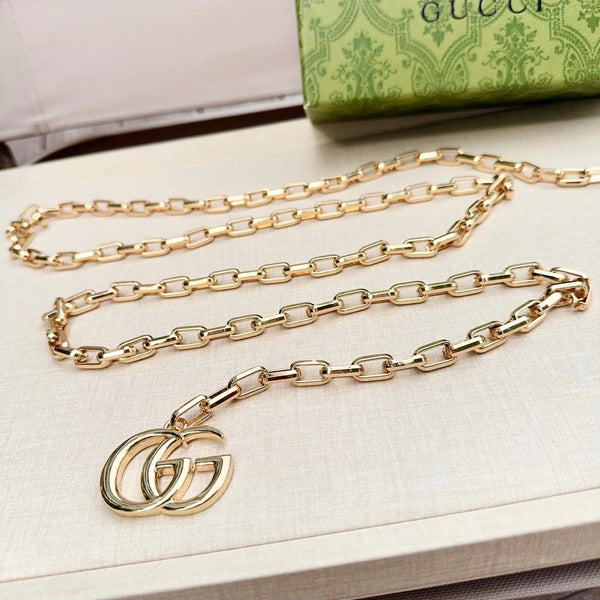 GG 2026 Double G Charm Belt Gold 204543