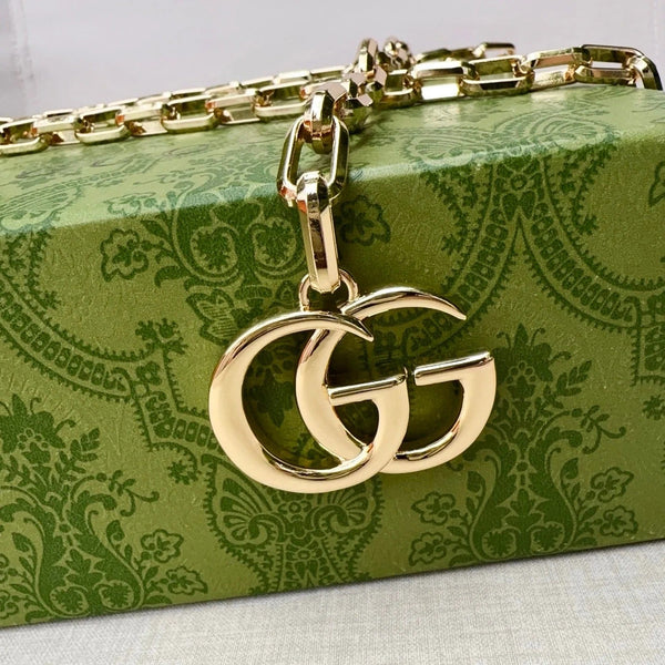 GG 2026 Double G Charm Belt Gold 204543