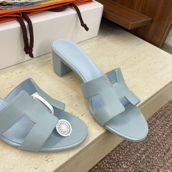 HM 26ss Oran Sandals 45 Baby Blue Calfskin 607227