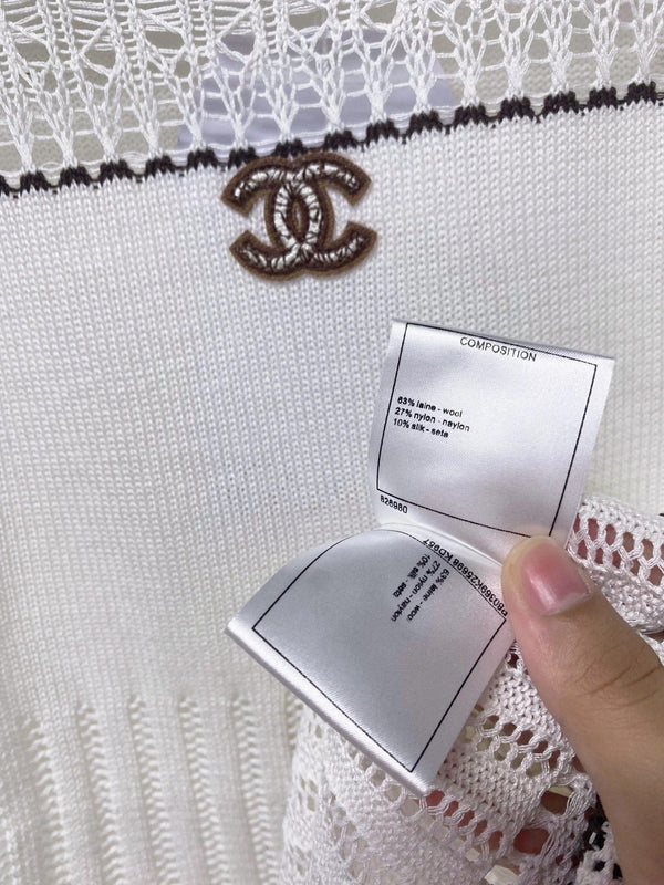 CC 2026 Björn's Knit Vest White Laine Wool 471925