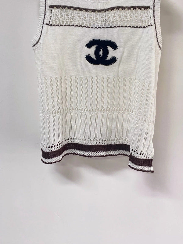CC 2026 Björn's Knit Vest White Logo CC Nitrile Cotton 471924