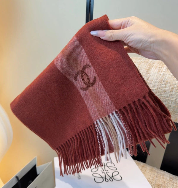 CHANEL 25S SCARF 180 CM IN CASHMERE 942893
