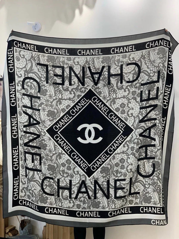 CHANEL 25S SCARF 135 CM IN CASHMERE AND SILK 943319